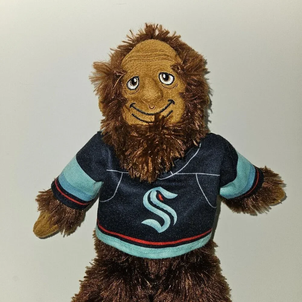 Seattle Kraken Tee Bigfoot Plush 9